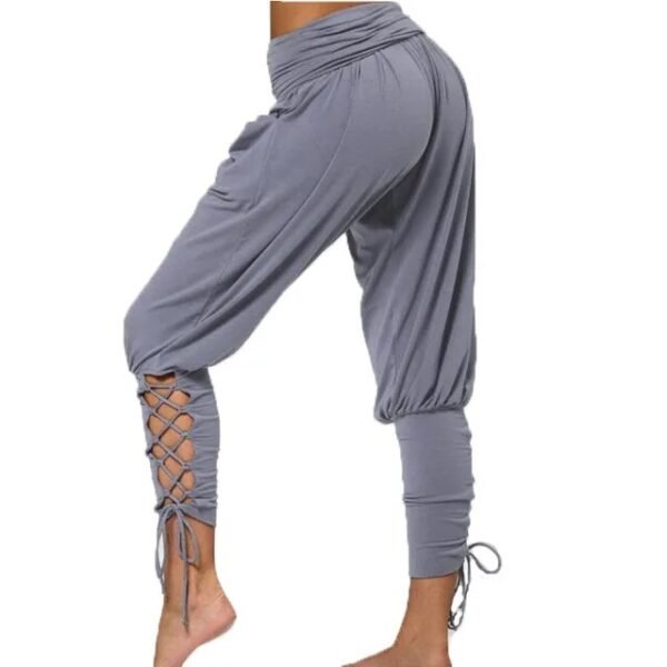 Medieval Renaissance Sexy Pirate Viking Costume Women Loose Beach Capris Band Trouser Harem Pants For Adult Plus Size