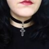 Moon Gothic Chains O Ring Choker gothic choker, moon necklace, moon choker|Choker Necklaces|