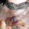 Moon Gothic Chains O Ring Choker gothic choker, moon necklace, moon choker|Choker Necklaces|