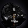 Norse Vikings Thor's Hammer Mjolnir Scandinavian Rune Amulet Necklace
