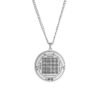 Dawapara Religious Solomon Necklace Magic Square Talisman Pendants Protection Wealth Amulet Stainless Steel Jewelry