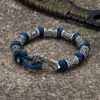 Norse Vikings Axes Wrap Bracelets Men Mjolnir Hammer Camping Paracord Survival Rope Wristband Amulet Handmade Male Jewelry Gifts