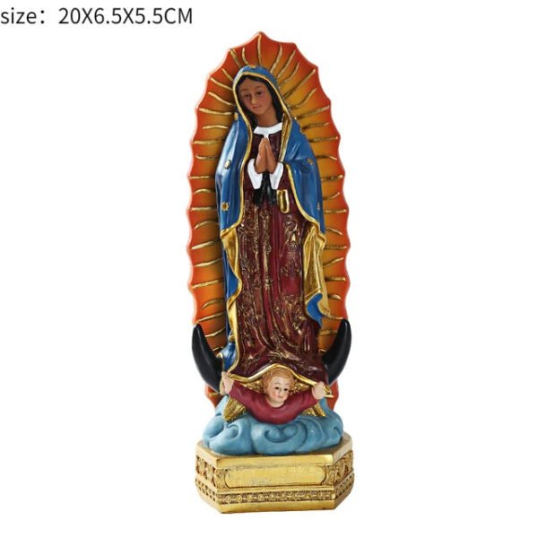 Jesus Statues/ Virgin Mary Figurine Sculpture Christian Wedding Gift Xmas Desktop Display Decors Renaissance Collection Gifts