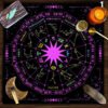 9 Types Tarot Card Tablecloth Altars Cloth Trees Of Life Tablecloth Astrology Divinations Non-Slip Mat Tapestry Home Decors 50cm