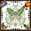 9 Types Tarot Card Tablecloth Altars Cloth Trees Of Life Tablecloth Astrology Divinations Non-Slip Mat Tapestry Home Decors 50cm