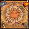 9 Types Tarot Card Tablecloth Altars Cloth Trees Of Life Tablecloth Astrology Divinations Non-Slip Mat Tapestry Home Decors 50cm