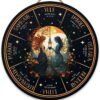 Wheel of the Year Wooden Wall Plaque - Witch Pagan Wiccan Sabbat Decor