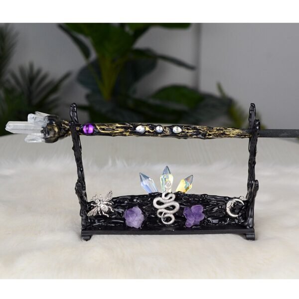 Magic Wand Stand Holder Display Your Witch Wicca Wizard Wand Collection