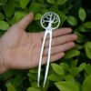 16cm Witch skull Hair Stick sword woman hair stick Hairpin Amulet Spirit Hair Jewelry For Women
