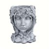 Head Planter Goddess Statue Planter Decorative Portrait Planter Indoor Outdoor Flower Vase Container
