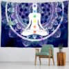 Vibrant Mandala Buddha 7 Chakra Tapestry – Elevate Your Space with Boho Bliss and Spiritual Serenity