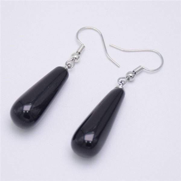 Earrings Natural Stones Crystals | Earrings Women Natural Stone - New Women Jewelry
