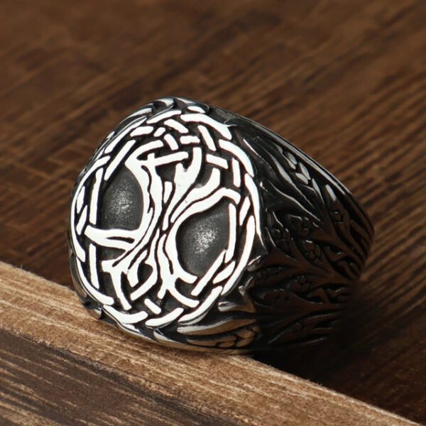 Unique Viking Bear Claw Ring For Men Vintage Stainless Steel Odin Viking Celtic Ring Punk Motorcyclist Biker Jewelry Wholesale