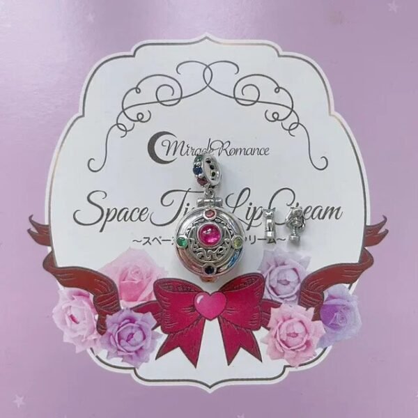 925 Sterling Silver Anime Sailor Moon Prism Compact Polly Pocket Charm Bead With 2 Mini Dolls For Pandora Bracelet Fans Jewelry