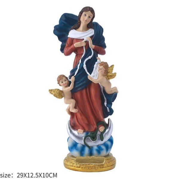 Jesus Statues/ Virgin Mary Figurine Sculpture Christian Wedding Gift Xmas Desktop Display Decors Renaissance Collection Gifts