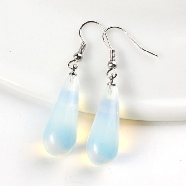 Earrings Natural Stones Crystals | Earrings Women Natural Stone - New Women Jewelry