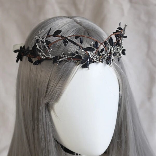 Elf Crown Tiara – Enchanting Bridal Bridesmaid Hair WitchJewelry