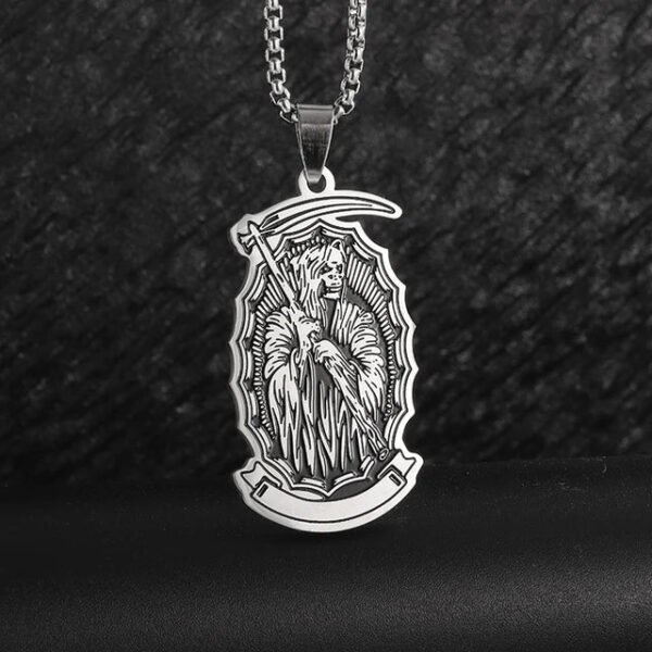 Retro Gothic Mystical Angel Wings Pendant Necklace