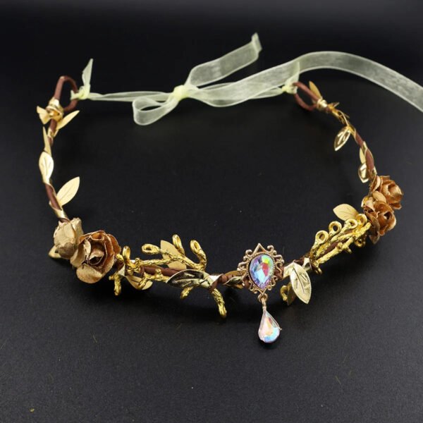 Elf Crown Tiara – Enchanting Bridal Bridesmaid Hair WitchJewelry
