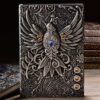 3D Three-dimensional Dragon A5 Notebook European Retro Thickened Pu Embossed Notepad Diary Business Gift Office Supplies