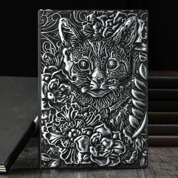 3D Three-dimensional Dragon A5 Notebook European Retro Thickened Pu Embossed Notepad Diary Business Gift Office Supplies