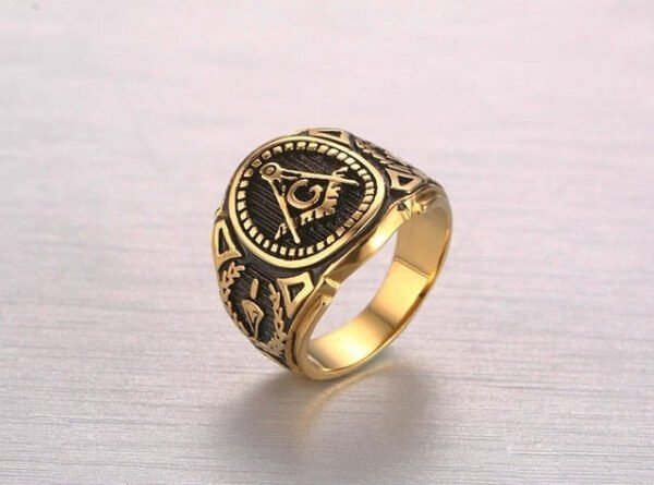 Stainless Steel Masonic Rings | Stainless Steel Finger Ring | Stainless Steel Jewelry - Rings