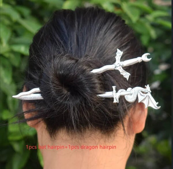 Celtics knot Crescent moon Hair Tree of Life hair fork butterfly heart Hairpin Amulet Spirit Hair Jewelry For Women