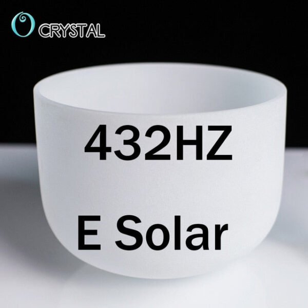 8inch Note Perfect Sound C/d/e/f/g/a/b Chakra Frosted Quartz Crystal Singing Bowl 8" Meditation - Bells & Chimes