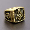 Stainless Steel Masonic Rings | Stainless Steel Finger Ring | Stainless Steel Jewelry - Rings