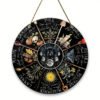 Magical Witchcraft Tree Wheel of the year Wooden Door Sign