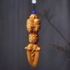 Wood Practice Instruments | Wood Spirit Pendant | Wood Key Backpack | Buddhist Vajra - Wood