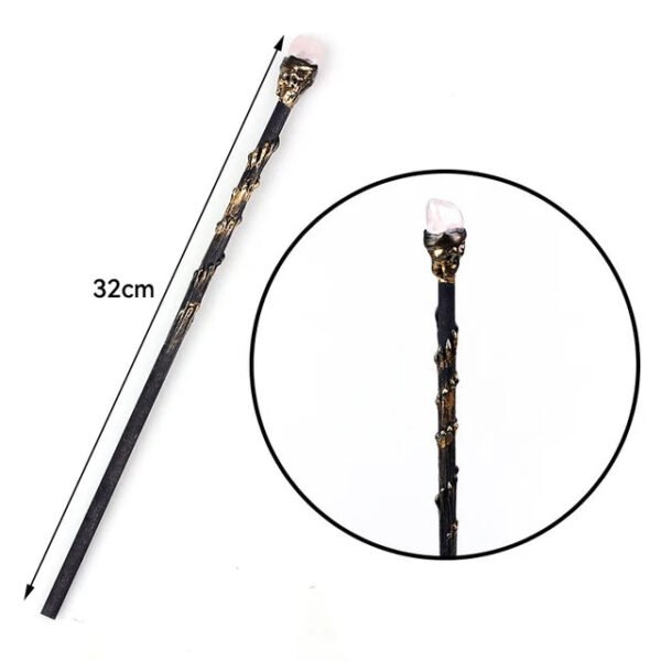 Crystal Magic Witch Wands Pagan Wizard Natural Raw Stones Quartz Power Mineral Witchcraft Wicca Altar Pendulum Home Decoration