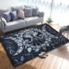 Triple Moon And Pentagram Altar Or Tarot Witchy Gothic Rug Floor Mat, Area Rug Large, Carpets For Living Room Bed Room, Bath Rug - Rug