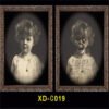 Halloween Decoration 3D Changing Face Moving Picture Frame - Spooky Ghost Portrait Halloween Wall Decoration
 