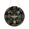 Magical Witchcraft Tree Wheel of the year Wooden Door Sign