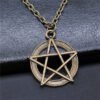 Sorcery Wizard Pentagram Star Pendant Necklace