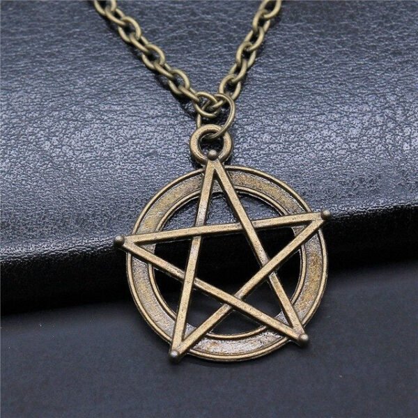 Sorcery Wizard Pentagram Star Pendant Necklace