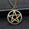 Sorcery Wizard Pentagram Star Pendant Necklace