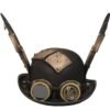 Steampunk Men Hat With Goggles Gay Top Hat Steampunk Bowler Top Hat Vintage Halloween Top Hat Gothic Carnival Nightclub