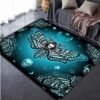 Death Moth Skull Head Area Rugs Non-slip Floor Mat Doormats Home Runner Rug Carpet For Bedroom - Rug