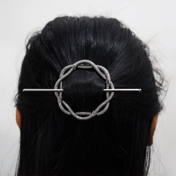 Witch Goddess Crescent Moon Dragonfly Hairstick Fairy Moon Dragonfly Insect Hair Barrette Hairclip Wicca