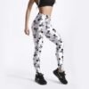 Fccexio 2021 New Pattern 3d Skull Head Print Women High Waist Legging Fashion Plus Size Fitness Elastic Skeleton Leggings - Leggings