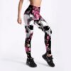 Fccexio 2021 New Pattern 3d Skull Head Print Women High Waist Legging Fashion Plus Size Fitness Elastic Skeleton Leggings - Leggings