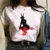 Clothes 90s Witch New Style Trend Short Sleeve Women T-shirts Cartoon Fashion Print Top Graphic Aesthetic Tshirt Female Tee - T-shirts