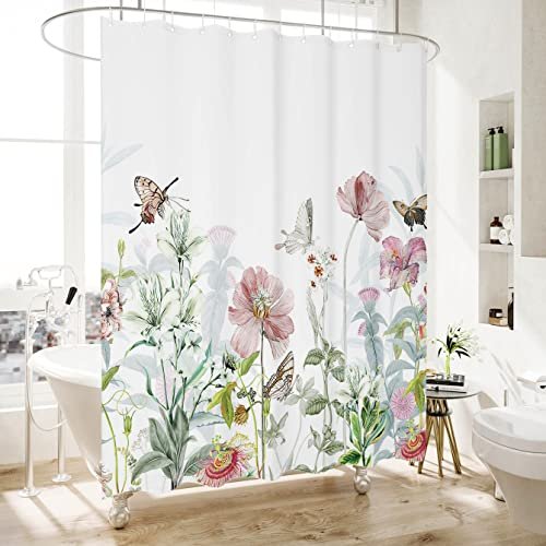 Shower Curtain - Print Polyester Fabric Waterproof Shower Curtain by iLiveX, Machine Washable, Hooks Included, Bathroom Decoration, 72"x72", Black White Sun Moon Stars Mysterious Wizard Tarot
