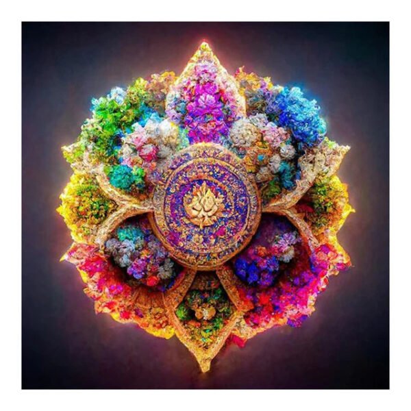 Mandala 5D DIY Diamond Painting Datura Kits Full Round Square Diamond Mosaic Embroidery Gift Home Decor Drop shipping X1119