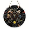 Magical Witchcraft Tree Wheel of the year Wooden Door Sign