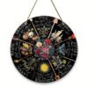 Magical Witchcraft Tree Wheel of the year Wooden Door Sign