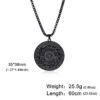 Celestial Guardians: Archangels Sigil Talisman Necklaces for Men and Boys - Stainless Steel Seal of Solomon Pendant Chains - Sacred Religious Amulet Jewelry