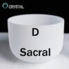 8inch Note Perfect Sound C/d/e/f/g/a/b Chakra Frosted Quartz Crystal Singing Bowl 8" Meditation - Bells & Chimes